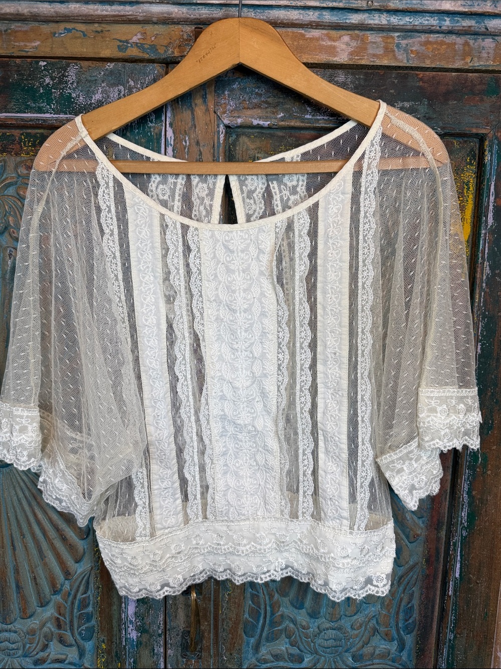 Lace vintage style Victorian top